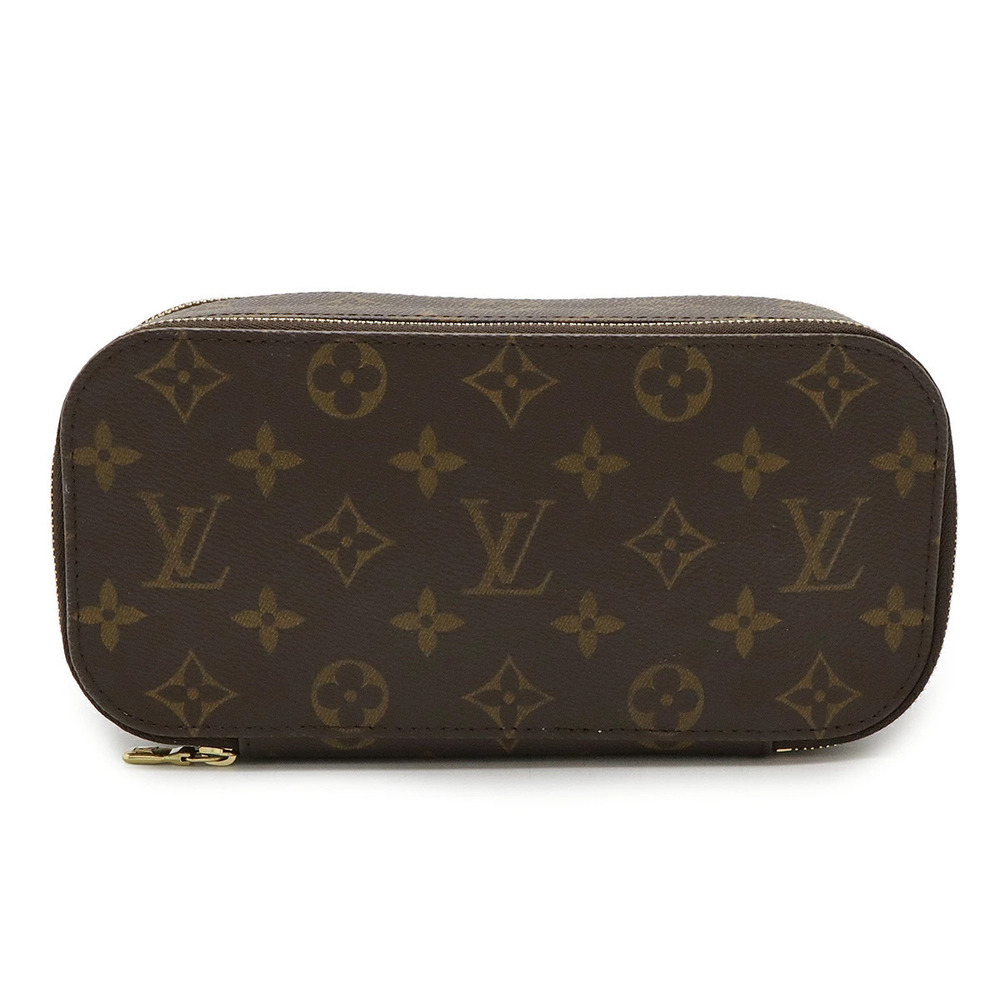 LOUIS VUITTON Monogram Trouse Blush Cosmetic Pouch Clutch Makeup Travel